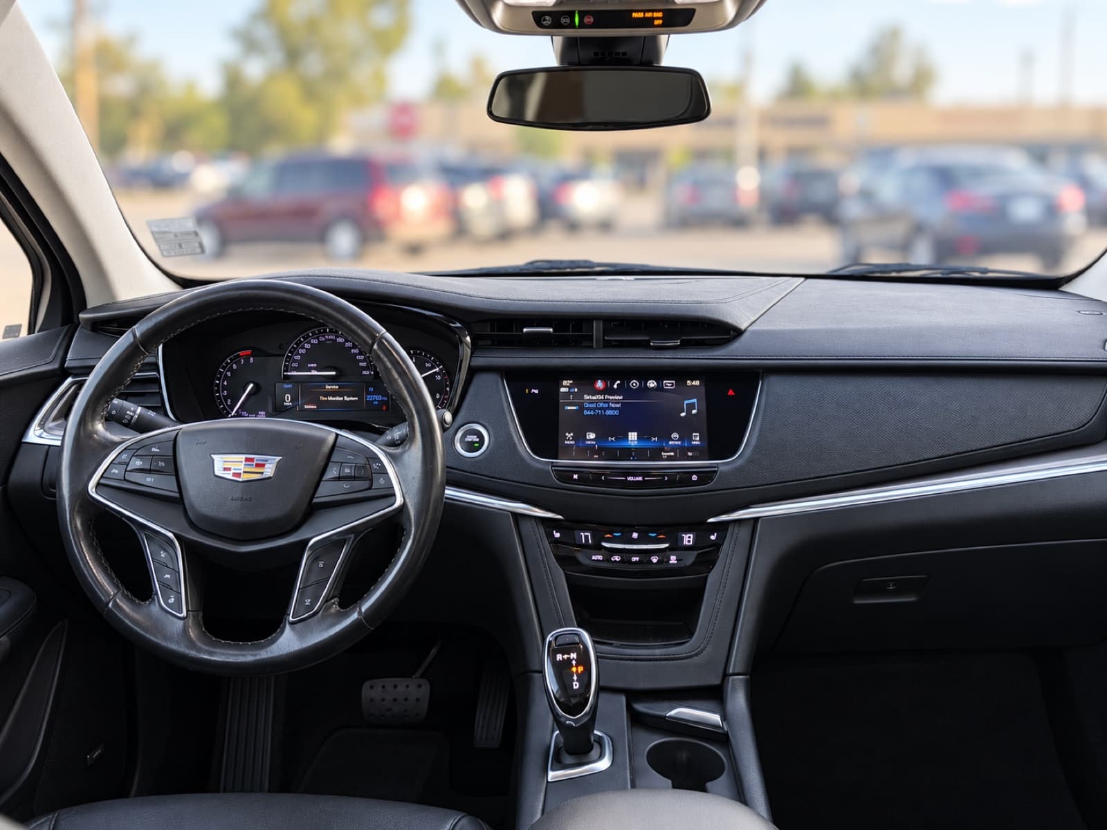 Cadillac XT5 cabin after AI Studio enhance