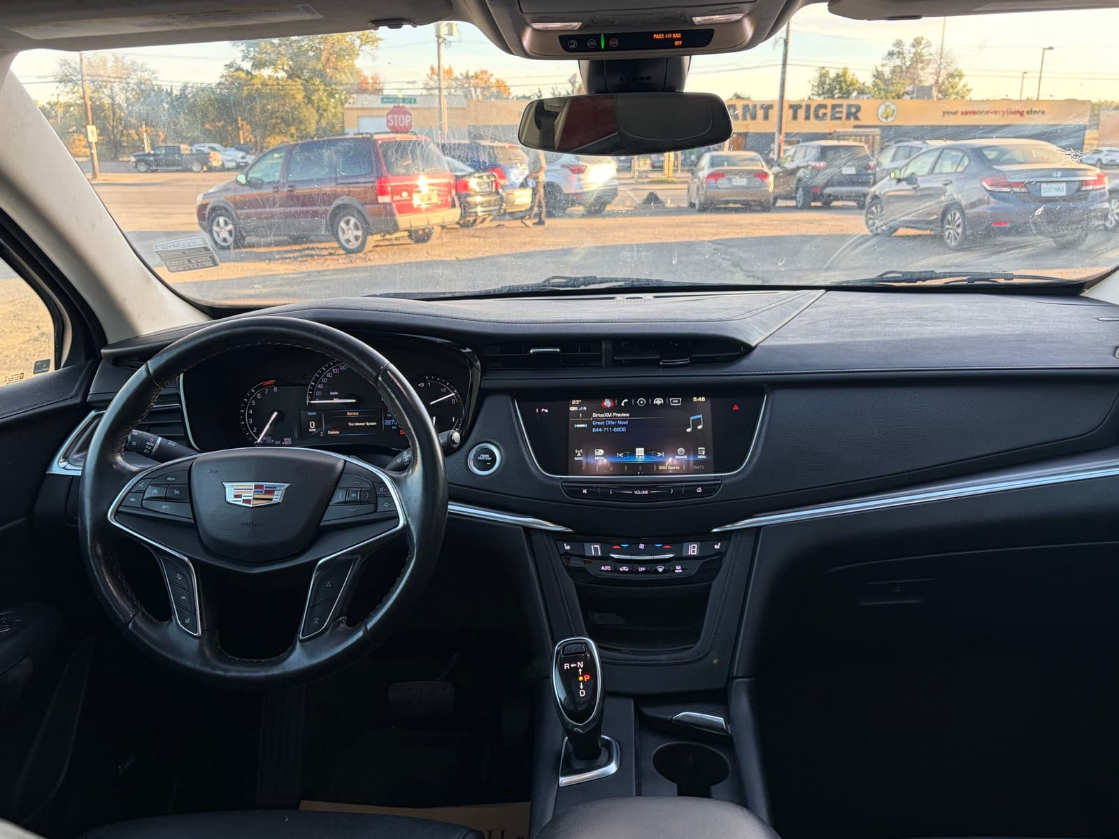 Cadillac XT5 cabin original phone photo